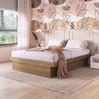 Cama Casal Queen Box Baú 160 Bogotá Mel