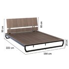 Cama Casal/queen Com Cabeceira Concept Cabecasa Madeiraorigin