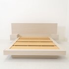 Cama Casal/queen Com Cabeceira E Mesa De Apoio Samambaia Cabe