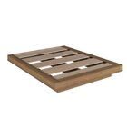 Cama Casal Queen Suspensa, Cabeceira E Mesas De Apoio 140/160