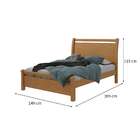 Cama Casal Reali Amêndoa Clean