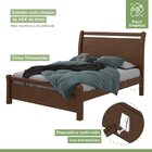 Cama Casal Reali Móveis Lopas