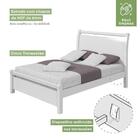Cama Casal Reali Plus Móveis Lopas Branco