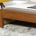 Cama Casal Rebeca 1,40 Atraente - Castanho