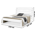 Cama Casal Rebeca Branco – Atraente Móveis