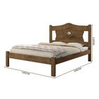 Cama Casal Reforçada Em Mdf Sevilha Jequitibá J&a