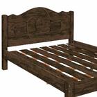 Cama Casal Resistente Mdf Siena Nogal Carmolar Com Colchão Ca