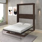 Cama Casal Retrátil Prátic Yescasa Preto/castanho