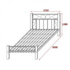 Cama Casal Rustic Florença Espresso Móveis Castanho Rústico/p