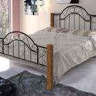 Cama Casal Rústica Canela Preto