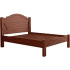 Cama Casal Rustica Com Estrado 100% Mdf Master Pinhão
