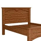 Cama Casal Rústica Com Estrado Reforçado Nobre Fénix Castanho