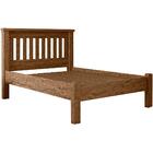 Cama Casal Rústica Mega Castanho