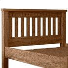 Cama Casal Rústica Mega Castanho