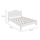 Cama Casal Siena Branca