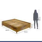 Cama Casal Siena Espresso Móveis Rovere