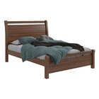 Cama Casal Speciale Móveis Lopas Imbuia Naturale