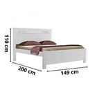 Cama Casal Star Leifer Branco