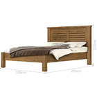 Cama Casal Tebarrot Malva Carvalho