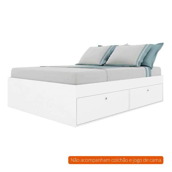 Cama Casal Tókio Branca