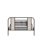 Cama Casal Tubular 145cm X 102cm Sevilha Preto /nature /off W