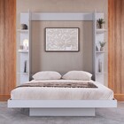 Cama Casal Vancouver Articulável 8 Prateleiras Branco - Art I