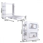 Cama Casal Vancouver Articulável 8 Prateleiras Branco - Art I