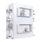 Cama Casal Vancouver Articulável 8 Prateleiras Branco - Art I