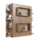 Cama Casal Vancouver Articulável 8 Prateleiras Mel - Art In M