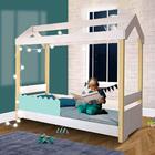 Cama Casinha Infantil Menta Com Led Jhulia Divaloto Com Colch