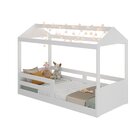 Cama Casinha Infantil Montessoriana 8320 Branco