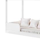 Cama Casinha Infantil Montessoriana Branca Dakota Gabrielli