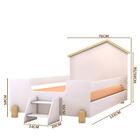 Cama Casinha Montessoriana Infantil Com Escadinha E Colchão B