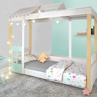 Cama Cassidy Solteiro Branco/menta Com Led