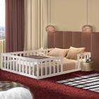 Cama Cercadinho De Chão Queen Size Branco Torse Shop Jm