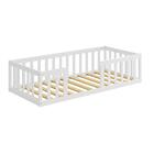 Cama Cercadinho De Chão Solteiro Branco Elvo Shop Jm