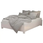 Cama Clara Casal Com Estrado Reforçado Carioca Cor Branco
