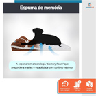 Cama Colchão Ortopedico Para Pet Cães Confortável Comfort Ant