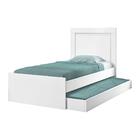 Cama Com Auxiliar E Cabeceira Luara Cambel Branca