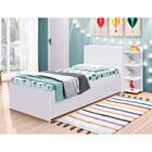 Cama Com Auxiliar Menino Lucas Branco Com Colchões