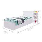 Cama Com Auxiliar Menino Lucas Branco Com Colchões