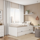 Cama Com Auxiliar Noah Branco