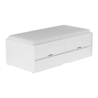 Cama Com Auxiliar Noah Branco