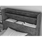 Cama Com Auxiliar Solteiro Gavetas E Baú Branco E Colchão