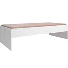 Cama Com Auxiliar Solteiro Infanto Juvenil Mdp Clara Branco