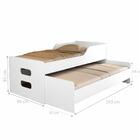 Cama Com Auxiliar Veneza Branco
