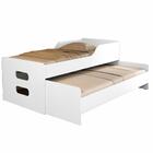Cama Com Auxiliar Veneza Branco