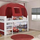 Cama Com Barraca Catanzaro Branco E Vermelho