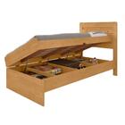 Cama Com Baú De Solteiro Flex Cuiabá Naturalle Off White