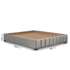 Cama Com Cabeceira Queen Estofada Uvaia Cabecasa Madeiraorigi